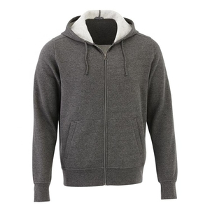 Wholesale Winter 100% Cotton Heavyweight Casual Hoodies Solid Pocket Custom Print Logo Design Zipper Breathable Quick Dry - Product Image 4