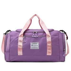 Fashion Luxury Oxford Cloth Water Resistant Sports Gym Fitness <b>Duffel</b> <b>Bag</b> Shoebox Custom Logo Polyester Women's Travel <b>Bag</b> - Product Image 6