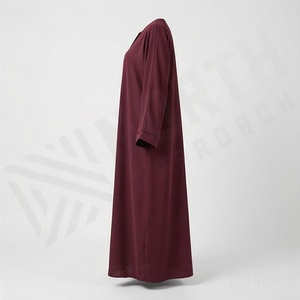 Ropa Musulmana para Niñas al por Mayor, Abaya de Manga Larga para Mujer, Precio de Venta, Nueva, para Uso en Exteriores, Cómoda y Modesta - Product Image 3