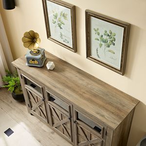 Ampio Mobile Buffet a 3 Ante per Ingresso, Soggiorno, Bar o Conservazione Vini - Product Image 5