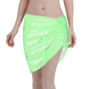 Trendy Custom Polynesian Sarong Hawaiian Pareo <b>Beach</b> Wrap Tropical Resort Wear OEM ODM Textile Exporter - Product Image 2