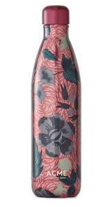 Botella de Agua de Cobre con Base Rosa y Estampado Floral, Elegante y Ecológica para Uso Diario, Yoga, Gimnasio, Viajes, Regalo - Product Image 2