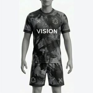 Conjunto de Uniforme de Fútbol para Hombre Vision, Sublimado con Estampado Geométrico, Transpirable, Manga Corta, Personalizado, para Todas las Temporadas, Corte Regular, Adulto - Product Image 1
