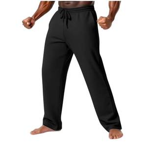 2026 Custom Trending <b>Men</b> Sweatpants <b>Loose</b> Fit Fleece <b>Jogger</b> Drawstring Waist Casual Sports Training Eco-Friendly 100% Polyester - Product Image 1