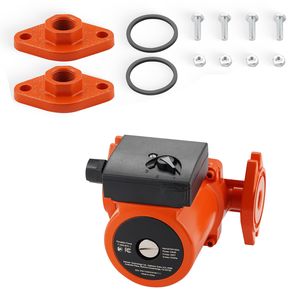 Pompa di Ricircolo in Ghisa 17 GPM 120V AC 35 ft per Acqua Calda con Connessione a Flangia da 3/4 Pollici - Product Image 1