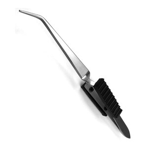 Pince à souder de qualité supérieure, courbée, 16,5 cm, en acier inoxydable, précision chirurgicale générale, antistatique, pointe fine, manuelle, CE - Product Image 2