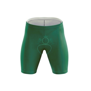 Ensemble de maillot de cyclisme pour homme, vert, logo doré imprimé, polyester respirant, kit de vélo de route, design personnalisé pour adulte - Product Image 5