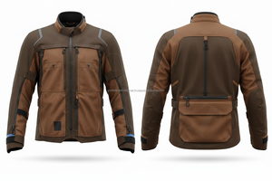 เสื้อแจ็คเก็ตขี่มอเตอร์ไซค์กันน้ำ ระบายอากาศ กันลม ป้องกันเต็มตัว ผ้าคอร์ดูรอย สำหรับขี่มอเตอร์ไซค์กลางแจ้งและแข่งรถ - Product Image 2