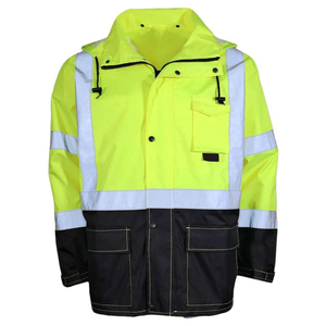 Veste de travail de sécurité pour adultes, manches longues, LED clignotantes, réfléchissante, grande taille, impression sur écran, service OEM, unisexe, respirante - Product Image 6