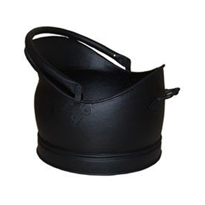 Seau à charbon en fer métallique finition rustique, fait main, de haute qualité, pour ensemble de cheminée et accessoires - Product Image 6