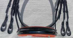 Brida doble de cuero Weymouth de tamaño personalizado, la mejor para doma clásica, equipo ecuestre anatómico para montar a caballo, venta al por mayor. - Product Image 2