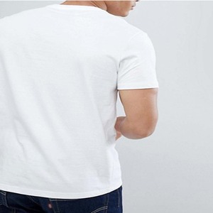 T-shirt de sport en coton tricoté 100 % pour homme, grande taille, style streetwear, motif géométrique personnalisé sur le devant, prix d'usine du fabricant OEM - Product Image 2