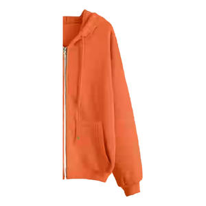 Sweat-shirts surdimensionnés personnalisés pour femmes en coton/fibre de bambou, en toile, décontractés, écologiques, respirants, coupe-vent, gaufrés - Product Image 5