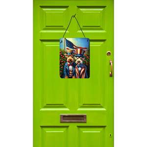 ป้ายแขวนผนังสไตล์อเมริกัน Lakeland Terrier พิมพ์หลากสี12X16ป้ายโลหะอลูมิเนียมสำหรับห้องครัวห้องน้ำบ้าน - Product Image 2