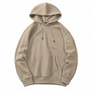 Sudadera con Capucha Azul Marino para Hombre, Corte Holgado, Felpa Francesa de Algodón, Informal, con Bolsillo Delantero, para Invierno, de Secado Rápido - Product Image 3