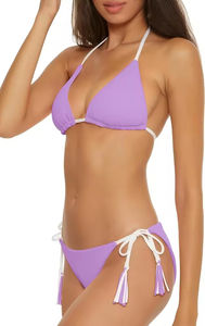 Maillot de bain bikini deux pièces sexy pour femme, personnalisé avec logo et couleur, broderie, string, logo par sublimation – Nouvelle collection très demandée - Product Image 5