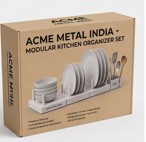 Elegante Soporte de Metal Blanco para Platos, en Metal Resistente con un Diseño Moderno y Elegante, Perfecto para Exhibir en la Mesa de la Cocina o Restaurante - Product Image 6