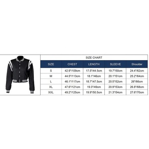 Chaqueta Varsity Personalizable de Invierno para Mujer, de Alta Calidad, con Logotipo Personalizado al por Mayor, Exterior de Cuero Genuino, Forro Polar Transpirable - Product Image 6