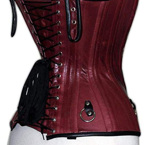 เสื้อรัดรูปทรงคอร์เซ็ทหนังแท้สีน้ำตาลสำหรับผู้หญิง สายรัดไหล่ แฟชั่นรัดเอว กระชับสัดส่วน ระบายอากาศได้ดี พร้อม OEM - Product Image 5