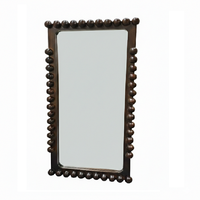 Miroir sur pied de grande taille en bois de qualité supérieure, finition de qualité supérieure, miroir pleine longueur pour salon, bureau, chambre à coucher