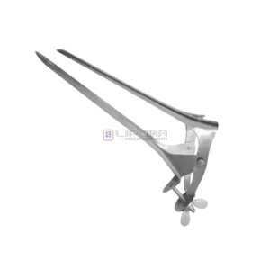 Espéculo Vaginal de Acero Inoxidable de 3 Hojas, Certificado MOL, para Uso Bovino y Equino, Polansky de 17 Pulgadas, Instrumentos Veterinarios Manuales - Product Image 6
