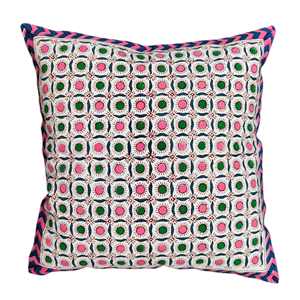 Luxury Designer Floral Print <b>Cushion</b> <b>Cover</b> with Soft Polyester Pillow <b>Cover</b> for Couch Sofa Office Lounge & Apartment Decoration - Product Image 2