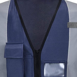 High Quality Customized <b>Safety</b> Vest With Pockets From Factory Wholesale Cheapest High Visibility Reflective <b>Safety</b> Vest for Men - Product Image 6