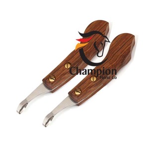 Cuchillo para Pezuñas CHAMPION HORSE CO FA80080, Hecho a Mano, con Mango Ergonómico de Madera, Acero J2 Premium, Duradero y Seguro para Caballos y Cabras - Product Image 5