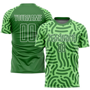 เสื้อฟุตบอลแบบกำหนดเองได้ ออกแบบได้เฉพาะตัว ชุดทีมพิมพ์ลายแบบ Sublimation ขายส่งเสื้อฟุตบอลแบบกำหนดเอง - Product Image 2