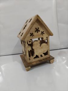 Cabaña decorativa de madera - Product Image 5