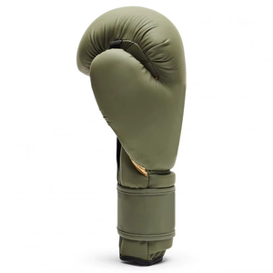 PU Waterproof Boxing Training Gloves Adult <b>Green</b> Hook Loop Closure Breathable <b>Laced</b> Wrist Support UV Protection Stretch Custom - Product Image 2
