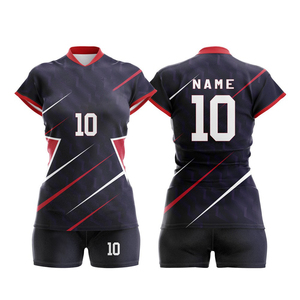 Unisex Custom Sublimation <b>Volleyball</b> Jersey Sleeveless V-neck Moisture Wicking Breathable Polyester Fully Dye Sublimation Sport - Product Image 1