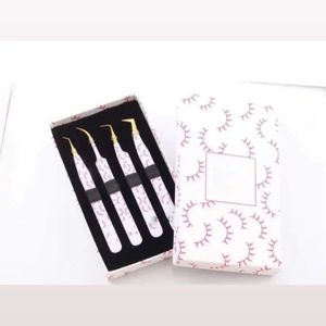 Juego de Pinzas Profesionales para Pestañas, 4 Piezas, Punta Suave de Precisión, Diseño Degradado, Empaque en Caja, Agarre Ergonómico Antideslizante - Product Image 6