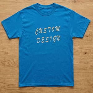 Custom <b>Design</b> T-Shirt Personalized Men’s Crewneck Short Sleeve Tee, Customizable Text Photo Graphic Cotton - Product Image 1