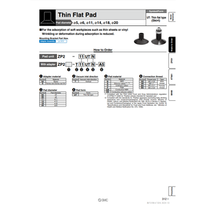 แผ่นสุญญากาศ Part-ZP2-05UTGN ระบบนิวเมติกส์สำหรับเครื่องดูดฝุ่น - Product Image 1