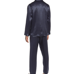 Top Grade <b>Men</b> Silk Sleepwear <b>Set</b> Short Sleeve <b>Pajamas</b> <b>Set</b> Solid Color Luxury Nightwear Comfortable Home Clothing <b>For</b> <b>Men</b> - Product Image 2