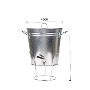 ถังใส่น้ำแข็งผนังสองชั้นหรูหราตู้แช่ไวน์แชมเปญสำหรับดื่มบาร์ปาร์ตี้ตกแต่งบ้านและเก็บเครื่องดื่ม - Product Image 6