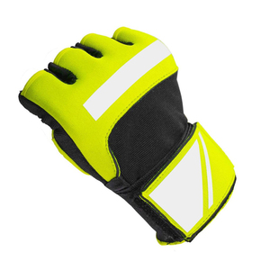 <b>Half</b> Finger Training Gloves Reflective Nylon Sparring Martial Arts Unisex <b>Slip</b>-On Pull-On Martial Arts and Boxing Inner Gloves - Product Image 3