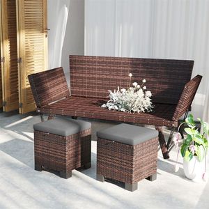 2 Pouf da Esterno in Vimini per Arredamento da Giardino - Product Image 3