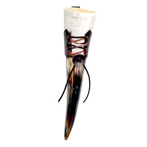 Auténtico Cuerno Vikingo para Beber, Pulido, Medieval, para el Juego de Tronos, Artesanía HF, Banquete como un Guerrero Nórdico - Product Image 4