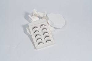 ขนตาปลอม8มม. 12มม. ทำมือขนตาปลอมแบบแถบเต็ม - Product Image 4