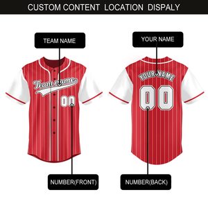 Premium Custom <b>Baseball</b> Jersey for Men with Breathable Mesh and Button Front Design <b>Baseball</b> Jersey - Product Image 6