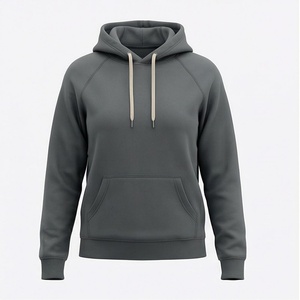 Custom Oversized Hoodie For Women Cotton <b>Blend</b> Heavyweight Pullover Streetwear Blank Plain With Logo High Quality Gear - Product Image 1