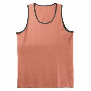 เสื้อกล้ามผู้ชายผ้าฝ้ายระบายอากาศ แห้งเร็ว สปอร์ต เหมาะสำหรับออกกำลังกาย ฟิตเนส ปรับแต่งสีและโลโก้ได้ ขายส่ง - Product Image 1