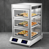 3/4-kops commerciële elektrische 3000W roestvrijstalen dumpling/broodjes/dim sum/ontbijt stoommachine restaurantkeuken apparatuur