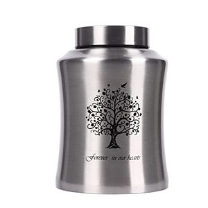 Antique Styled Aluminum <b>Keepsake</b> Funeral Cremation Urn <b>Memorial</b> Ash Container Featuring Artistic Finish And Fine Surface - Product Image 6