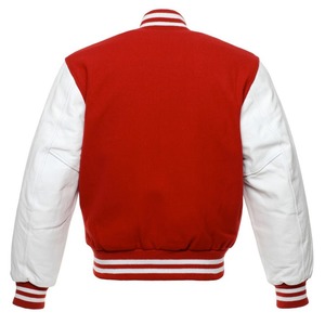 Custom Varisty <b>Jacket</b> Embroidered Logo High Quality Wool Leather Baseball <b>Jacket</b> - Product Image 3