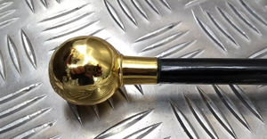 Bastón Náutico Ceremonial de Latón Estilo Steampunk Personalizado con Mango de Madera de 12 Pulgadas, Resistente y Hecho a Mano, Personalizable - Product Image 4