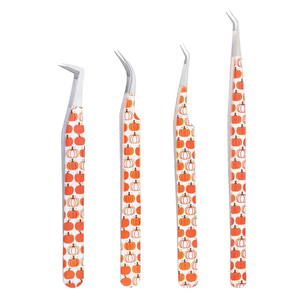 Pince à épiler pour cils, droite, en acier inoxydable, pour extensions de cils, outil professionnel d'extension de cils 988 - Product Image 2