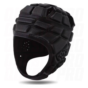 Casque de football américain réglable et respirant en mousse, casque de rugby rembourré souple pour le flag football et le scrum - Product Image 1